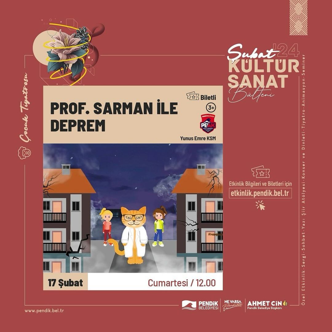 Pendik Kültür Sanat - Prof. Sarman ile Deprem Çocuk Tiyatrosu
